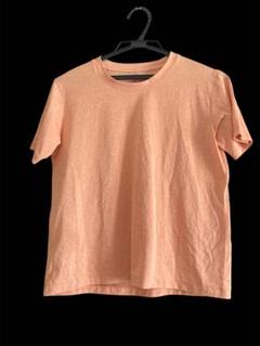 MUJI 半袖Tシャツ ピンクオレンジ S