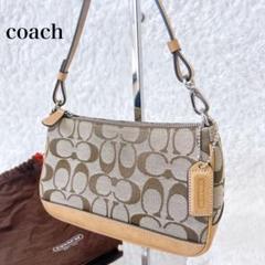 コーチ ハンドバッグ　シグネチャー キャンバスレザー 6094 COACH コーチ シグネチャー ミニハンドバッグ アクセサリー