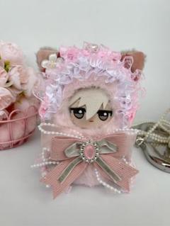 ハンドメイド ぬい服 10cm ちびぐるみ おすわり ニャンコ 着せ替え服