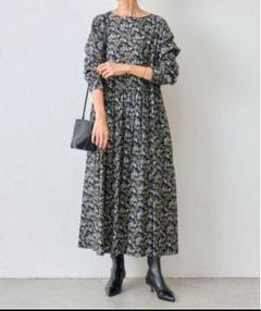 BEARDSLEY（ビアズリー）花柄キュプラワンピース｜美品 2025年最新】ビアズリー ワンピース 花柄の人気アイテム - メルカリ