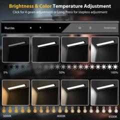 モニターライト ノート専用 26cm CRI?95高演色 調色 無段階調光
