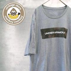 mz67825 アンダーアーマー　ボックスロゴ　プリントTシャツ　カットソー