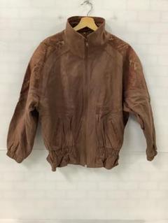 美品 JACK&JONES シングルライダースジャケット 本革（牛革） Horn Works 本革 UKシングルライダースジャケット メンズ ホーン