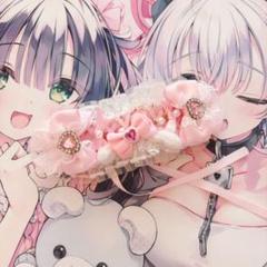 ぬい服 ピンク リボン ハート ヘッドバンド ヘッドドレス