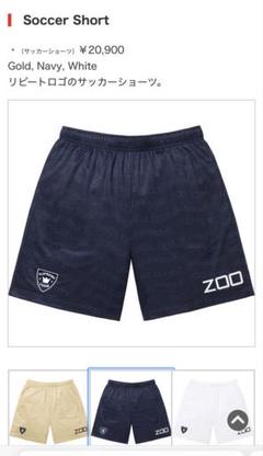 Supreme × ZOO YORK サッカーショーツ ネイビー