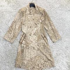 【大きいサイズ】レオナール　ジャケット　テーラード　花柄 美品✨レオナール 裏地豪華花柄 テーラードジャケット 羽織り