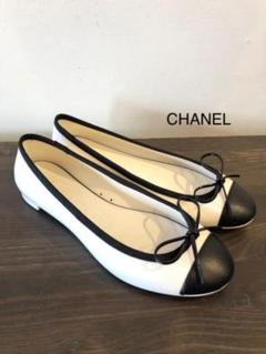 美品 シャネル フラットシューズ バレエシューズ サンダル レディース シューズ