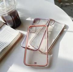 iPhone13 ケース SNSで話題中 韓国 インスタ映え 背面クリア