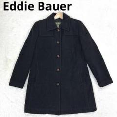 値下げ　Eddie Bauwerネイビー ウール コート BL】ウールチェスターコート/ネイビー×ソリッド/NEW ZEALAND