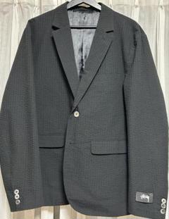 STUSSY Seersucker シアーサッカー テーラード ジャケット 廃盤 STUSSY Seersucker シアーサッカー テーラード ジャケット 廃盤