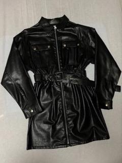 美品 22AW jouetie ヴィンテージライク2WAYライダース M 黒 美品 22AW jouetie ヴィンテージライク2WAYライダース M 黒