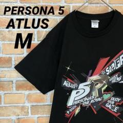 ペルソナ5 ロイヤル ATLUSデカロゴ アニメ ゲーム 半袖 Tシャツ
