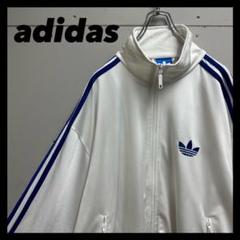 ゆるだぼ　白×黒　adidas アディダス トラックジャケット adidas Originals - 新品⭐️女性3XL/メンズXS adidas トラック