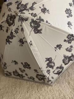 【新品❢タグ付❢】ニナリッチ　サマーシールド　二つ折日傘　黒　花柄 NINA RICCI ニナリッチ 折りたたみ傘 日傘 雨傘 晴雨兼用傘