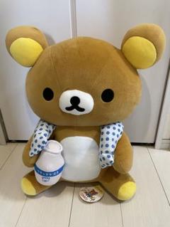 リラックマ温泉　温泉くつろぎぬいぐるみ　顔パック　紙タグ付き リラックマ】リラックマ顔パックぬいぐるみ - メルカリ