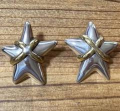 vintage MEXICO SILVER 925 ピアス 星 スターのサムネイル