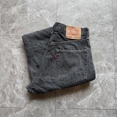 Levi's リーバイス　先染め　ブラックデニムパンツのサムネイル