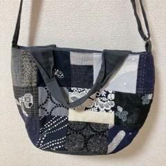ミナペルホネン＊パッチギャザポケバッグ✂️ハンドメイド ミナペルホネン＊パッチギャザポケバッグ✂️ハンドメイド