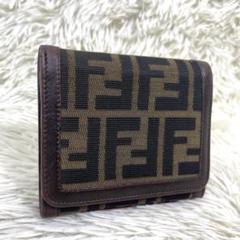 ⭐️ 希少 極美品 フェンディ FF ロゴ 三つ 折り財布 レザー ブラック ⭐️ 希少 極美品 フェンディ FF ロゴ 三つ 折り財布 レザー