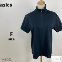 美品 asics アシックス ポロシャツ Tシャツ スポーツウェア 万能 黒