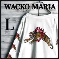 9777【定番Lサイズ】ワコマリア×ティムリーハイ☆バックプリントロングtシャツ 9777【定番Lサイズ】ワコマリア×ティムリーハイ☆バックプリント