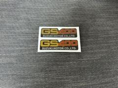 スズキ GS400E サイドカバーエンブレム　　2枚 Amazon.co.jp: GS400 サイドカバー 2枚セット ステッカー SUZUKI
