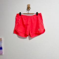 アディダス　 Lサイズ　速乾　ショートパンツ　蛍光色