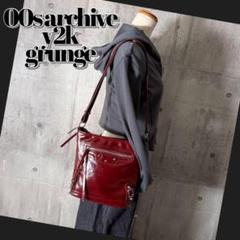 J*.様 00s archive メッセンジャーバッグ y2k グランジ 00s archive one shoulder bag gimmick y2k - メルカリ