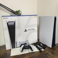 PlayStation 5 (PS5) 本体（ディスクドライブ）背面パッド付き