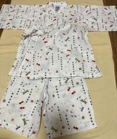 未使用に近いミキハウス　和柄甚平