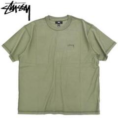 ステューシー Stussy コットンTシャツ 半袖 オリーブ Mサイズ