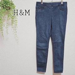 H&M ダークブルー スキニーデニム Mサイズ