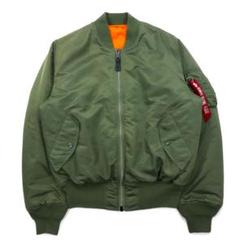 ALPHA INDUSTRIES MA-1ジャケット カーキ ALPHA INDUSTRIES MATIN AVENIR MA-1 パフィジャケット カーキ