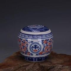 清康煕青花竜紋香炉 茶道具 香道具 装飾品 現代工芸品 置物 茶器/茶道具 建水】 青磁又は飛青磁 清宝窯/泉窯 2種類より選択
