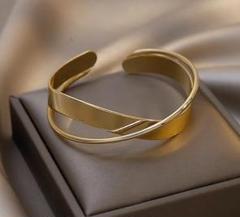 582 ゴールド ブレスレット バングル 韓国 ジュエリー ブライダル 結婚式