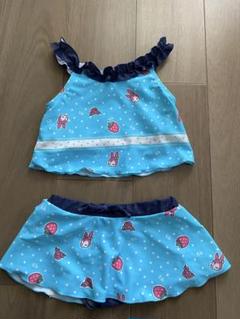 ウサギとイチゴのセパレート水着