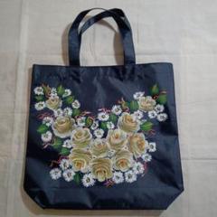 スリムトートバッグ トールペイント 手書き ハンドメイド