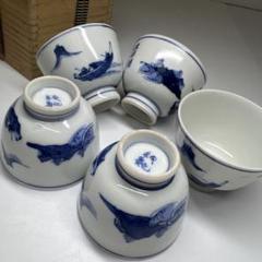 中国清時代　新渡青花茶碗16客　蓋無木箱付　東Y7-0521⭐︎2Fトヒエ 中国清時代 新渡青花茶碗16客 蓋無木箱付 東Y7-0521⭐︎2Fトヒエ