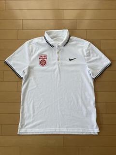 NIKE ナイキ アイスホッケー日本代表 ポロシャツ　Lサイズ ホワイト　メンズ
