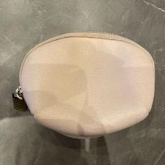 FURLA ピンクベージュ　ポーチ小　合成皮革　フルラ