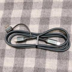 SUNGUY 2in1 USB-A to USB-C ケーブル 1m
