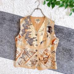 最高級】 極美品 HERMES エルメス レディース ベスト ジレ リメイク