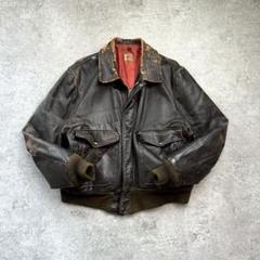 美品/希少 schott フライトジャケット　B-3 ブラック　ロゴ金具　44 ショット,Schott,257S,B-3,ボマー,ボンバージャケット,フライト
