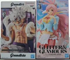 新品箱なし本体のみ。ワンピース フィギュア ルフィ しらほし 2点セット