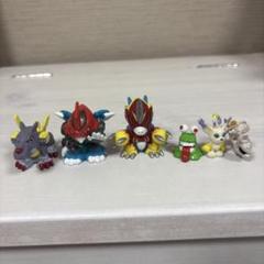 レトロ品　アニメ「デジモン」指人形等　キャラクター6点　まとめ売りセット