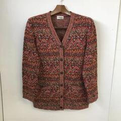 ミッソーニ　超伸縮カーディガン　赤系 K八42◎MISSONI SPORT◎ミッソーニ◎カーディガン◎メンズ