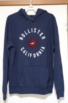 HOLLISTER ホリスター ネイビー フード付きパーカー メンズ M