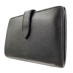 セリーヌ ミディアムストラップウォレット 二つ折り財布 レザー