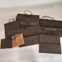 LOUIS VUITTON ROLEX GUCCI 紙袋 箱 セット まとめ売り LOUIS VUITTON & GUCCI ショップ袋 セット - メルカリ