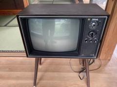National ブラウン管　黒白テレビ　昭和レトロ　完動品 ナショナル ブラウン管テレビ 白黒テレビ 昭和レトロ - メルカリ